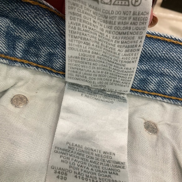 Levi’s 550 Jeans Orange Tab, Vintage, Men’s 36” x 32”, Well Loved, Well Worn. - Picture 10 of 11